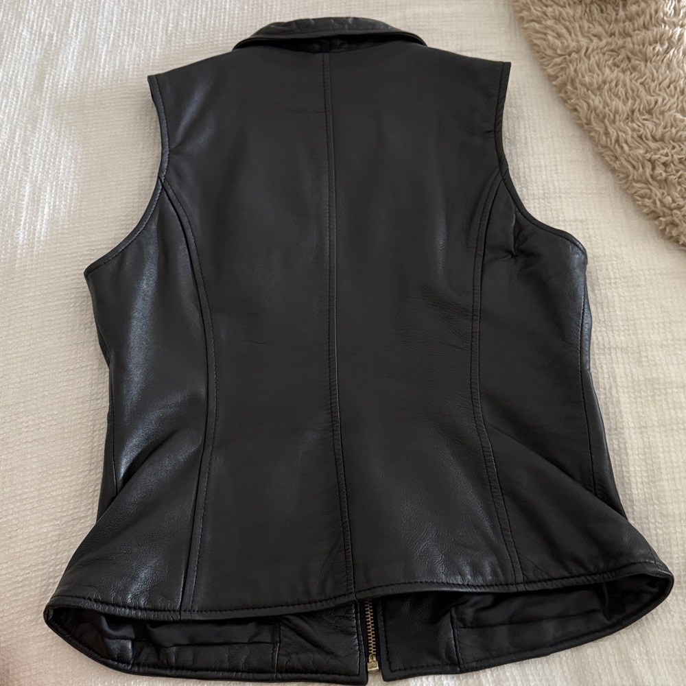 REM Garson genuine leather vest - Picture 2 of 2